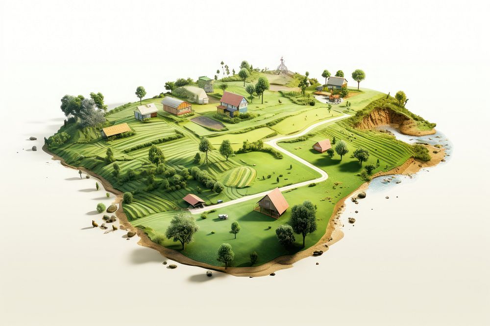 Land countryside landscape outdoors. AI generated Image by rawpixel.