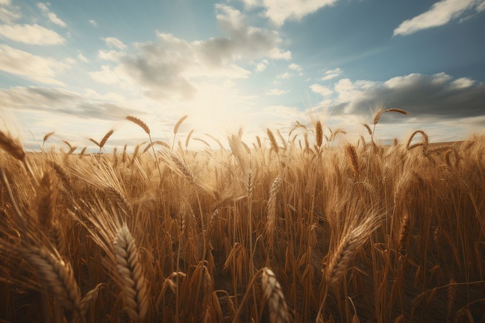 Field wheat outdoors nature. 