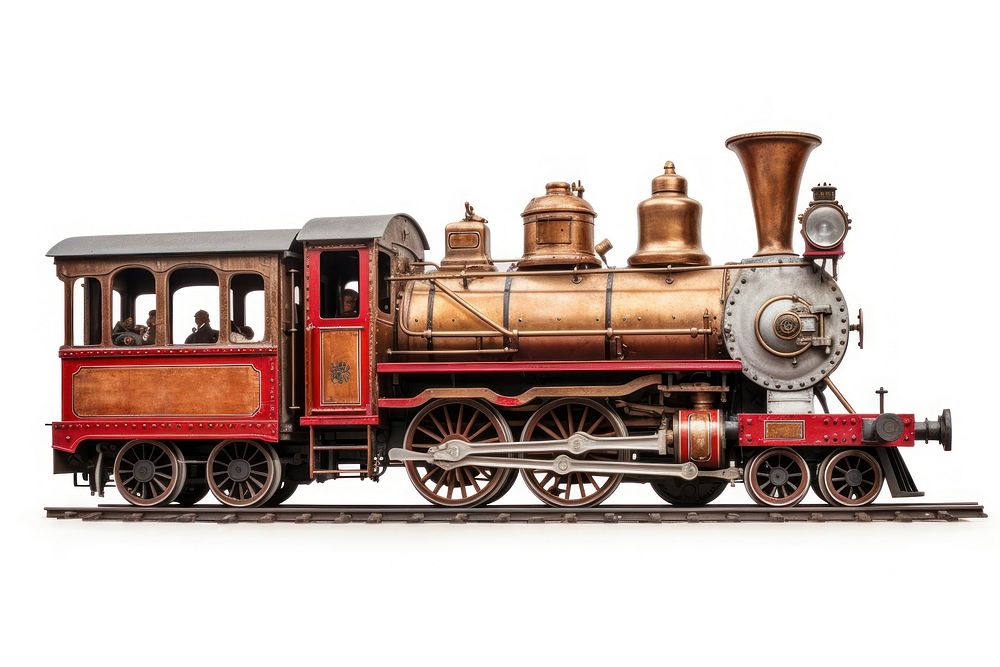 Vehicle train transportation locomotive. AI generated Image by rawpixel.