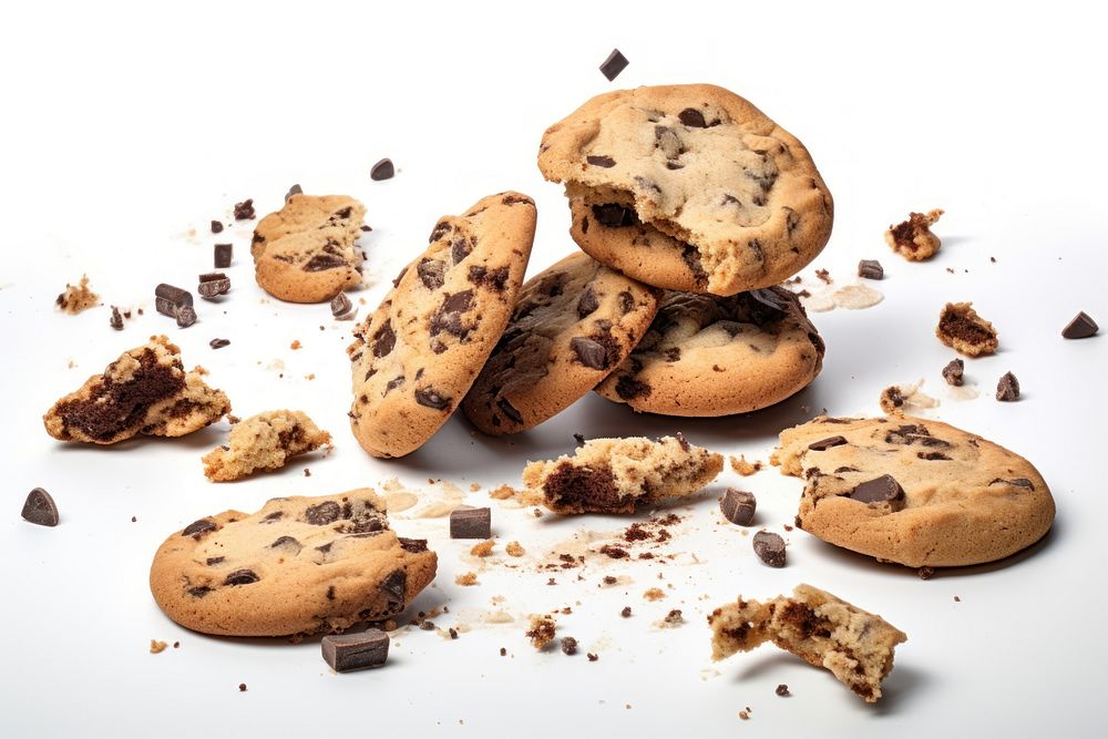 Cookie chocolate food chocolate chip cookie. AI generated Image by rawpixel.