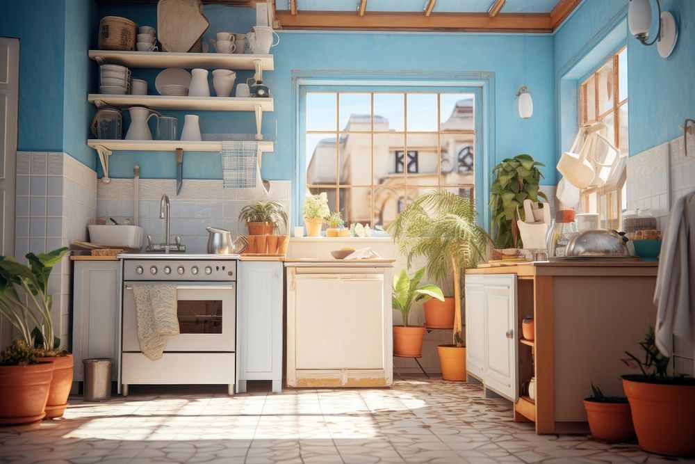 Kitchen room day architecture. 