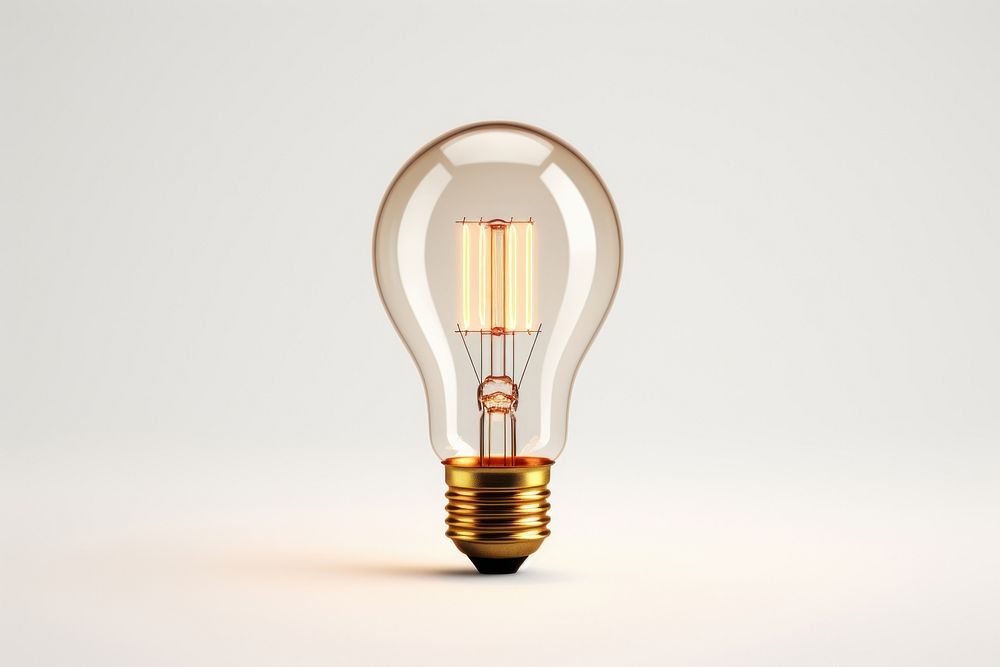 Lightbulb lamp electricity illuminated. AI generated Image by rawpixel.