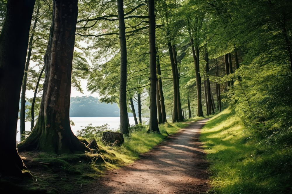 Landscape forest tree outdoors.