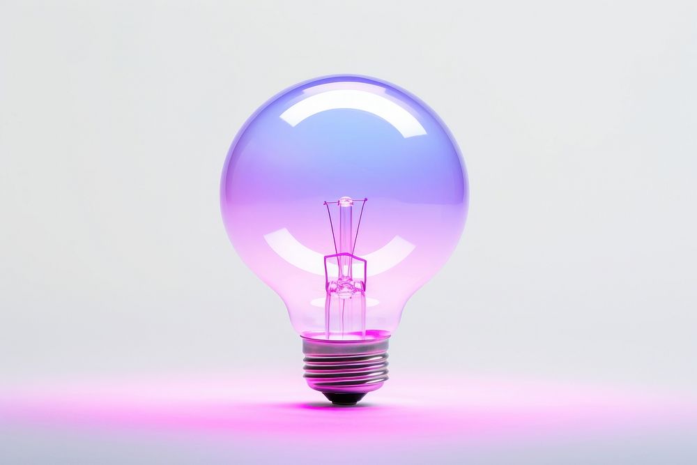 Lightbulb illuminated electricity innovation. AI generated Image by rawpixel.