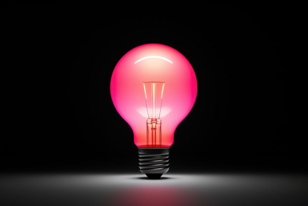 Lightbulb lamp illuminated electricity. AI generated Image by rawpixel.