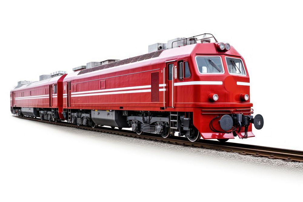Locomotive vehicle train transportation. AI generated Image by rawpixel.