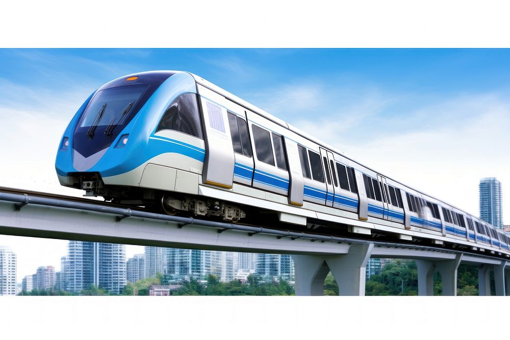 Train architecture monorail vehicle. AI generated Image by rawpixel.