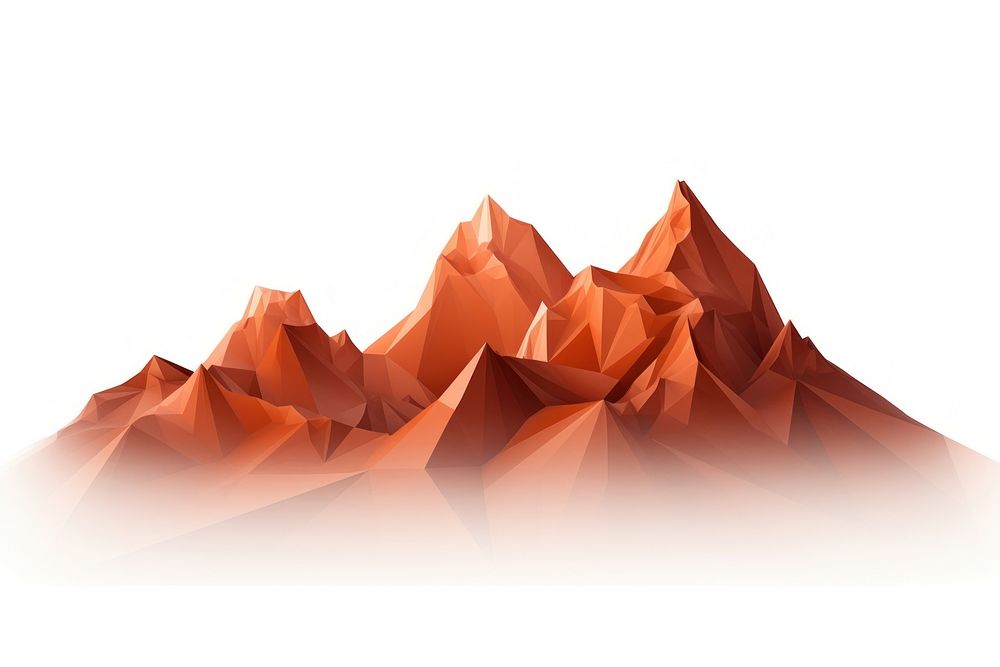 Mountain nature white background mountain range. AI generated Image by rawpixel.