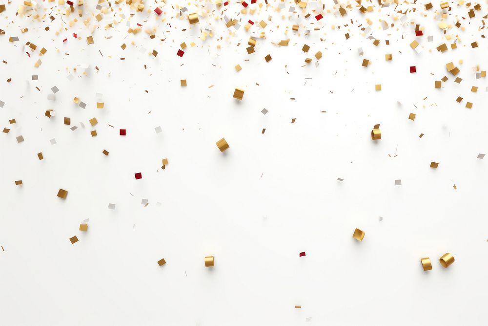 Confetti backgrounds petal white background. AI generated Image by rawpixel.