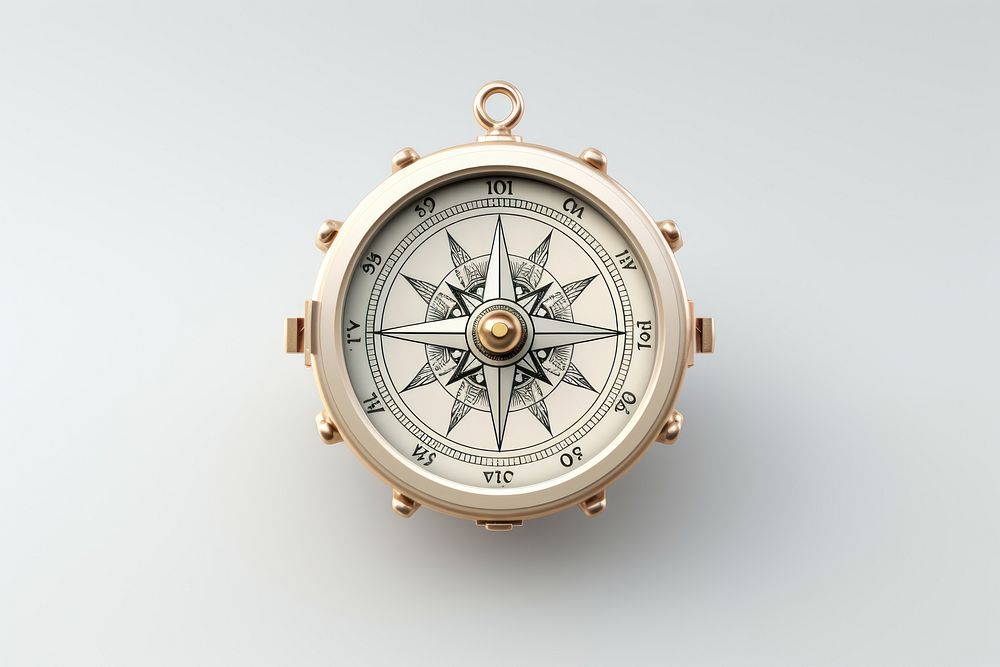Jewelry compass locket accessories. AI generated Image by rawpixel.