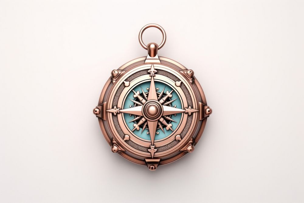 Jewelry pendant compass locket. AI generated Image by rawpixel.