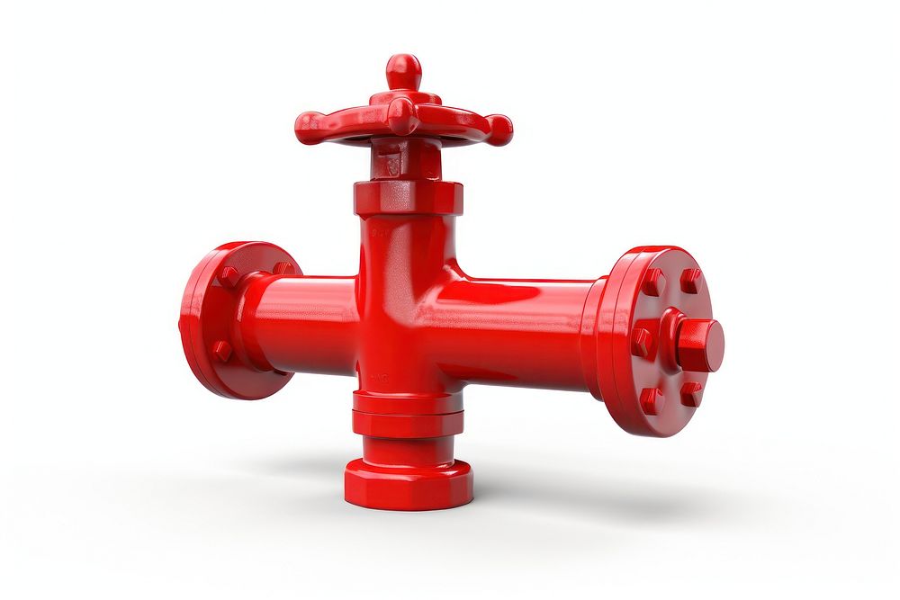 Water pipe white background hydrant shape. AI generated Image by rawpixel.