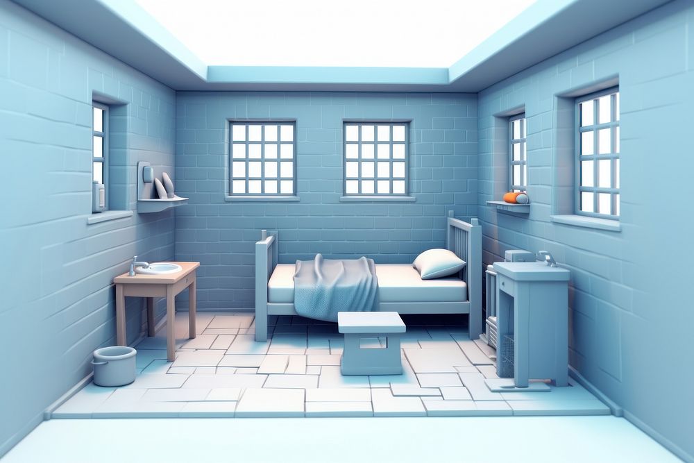 Furniture prison sink room. AI generated Image by rawpixel.