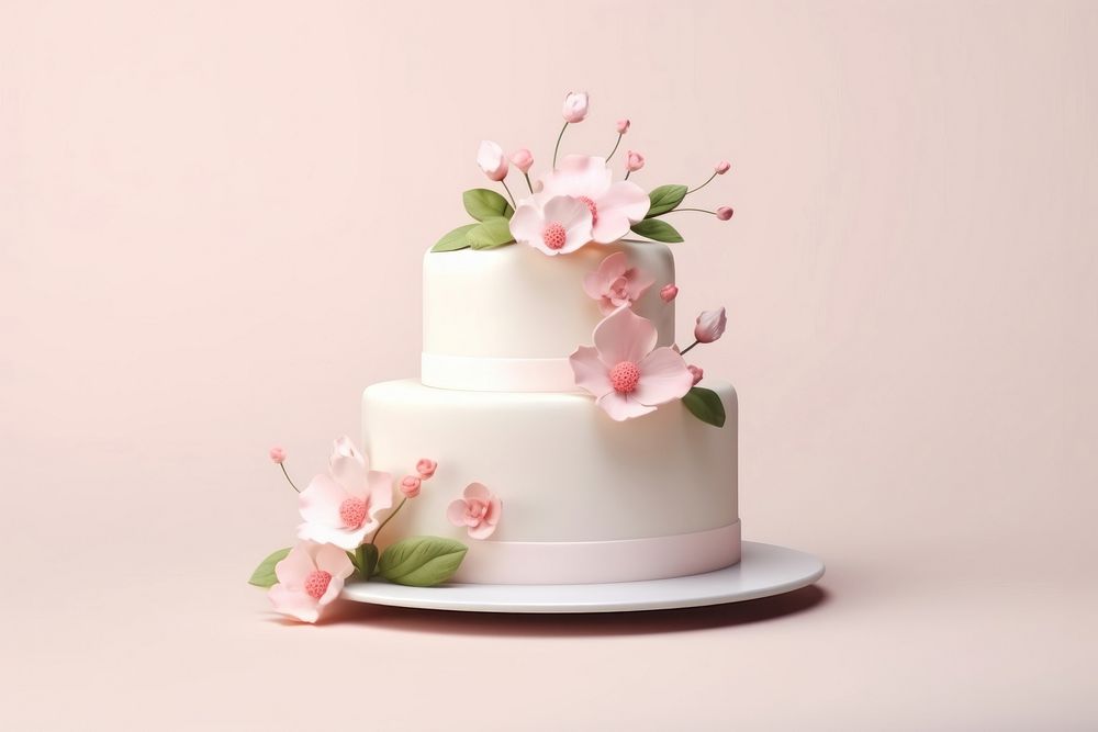 Wedding cake dessert flower. 