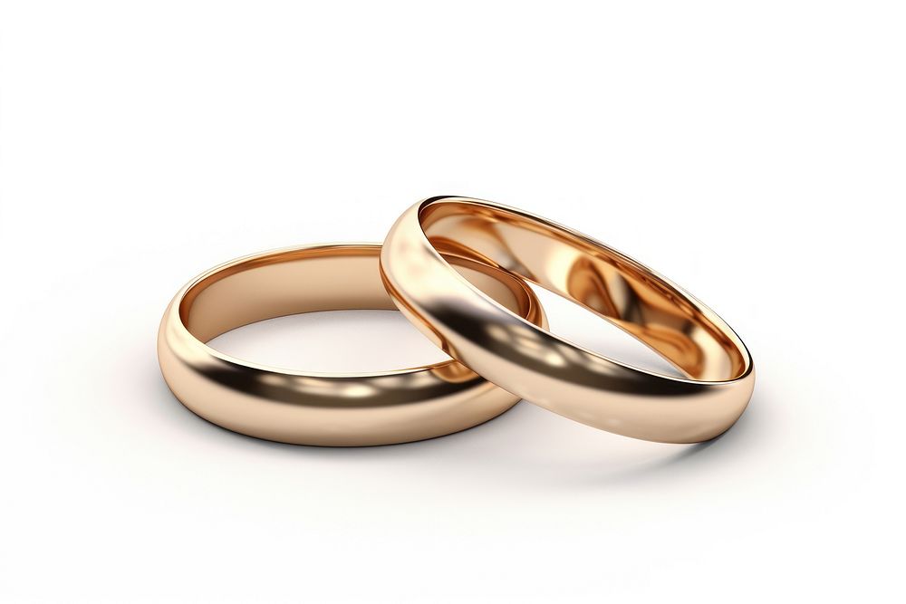 Ring jewelry wedding white background. AI generated Image by rawpixel.
