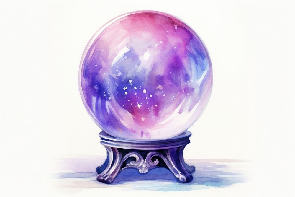 Sphere purple creativity recreation. AI generated Image by rawpixel.