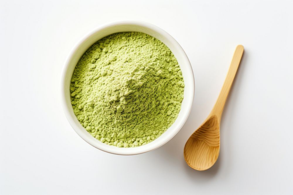 Tea powder spoon green. AI generated Image by rawpixel.