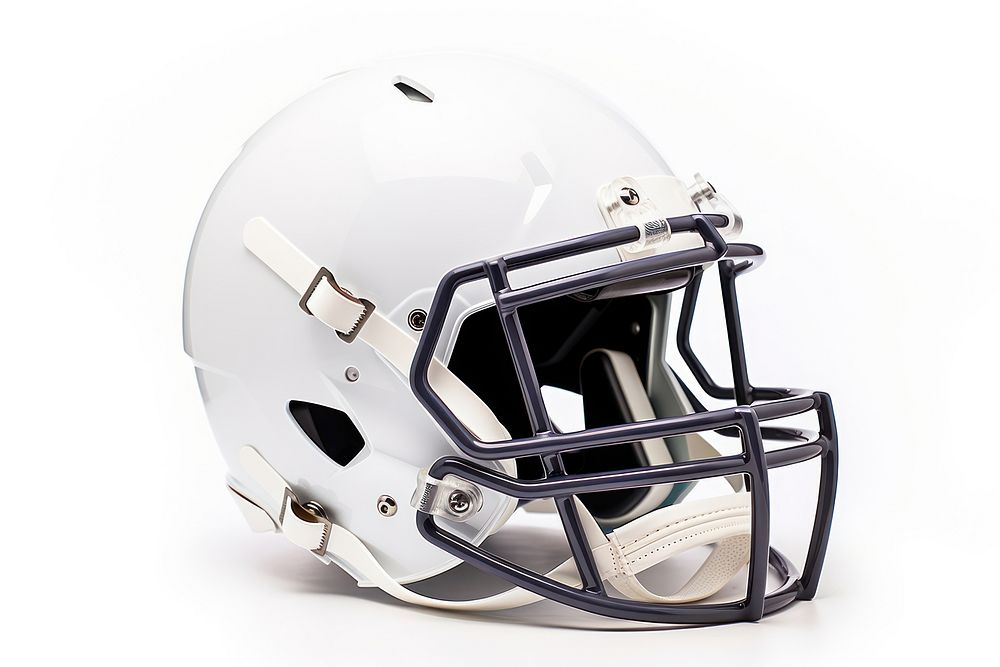 American football helmet sports white. AI generated Image by rawpixel.