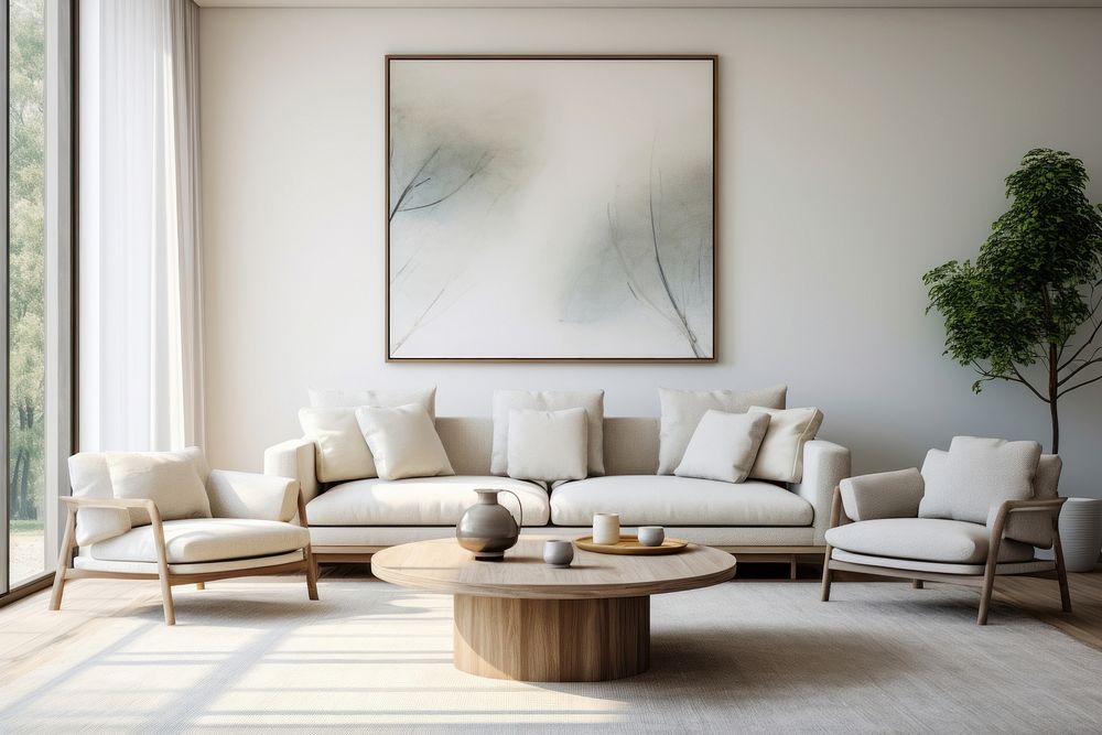 Room architecture furniture cushion. AI | Premium Photo - rawpixel