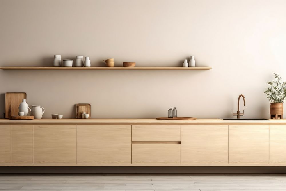 Sideboard furniture cabinet kitchen. AI generated Image by rawpixel.