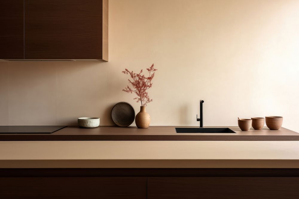 Kitchen sink room kitchen counter. AI generated Image by rawpixel.
