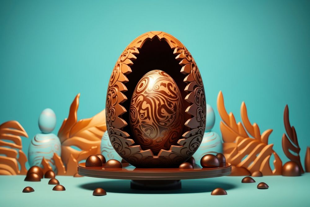 Egg easter food celebration. AI generated Image by rawpixel.