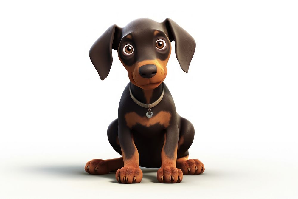 Cartoon animal mammal puppy. AI generated Image by rawpixel.