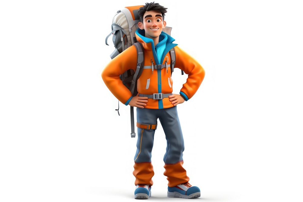 Backpack clothing cartoon lifejacket. AI generated Image by rawpixel.