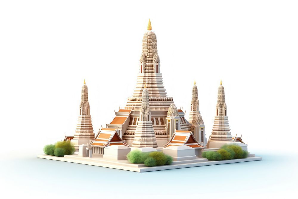 Architecture building tourism temple. AI generated Image by rawpixel.