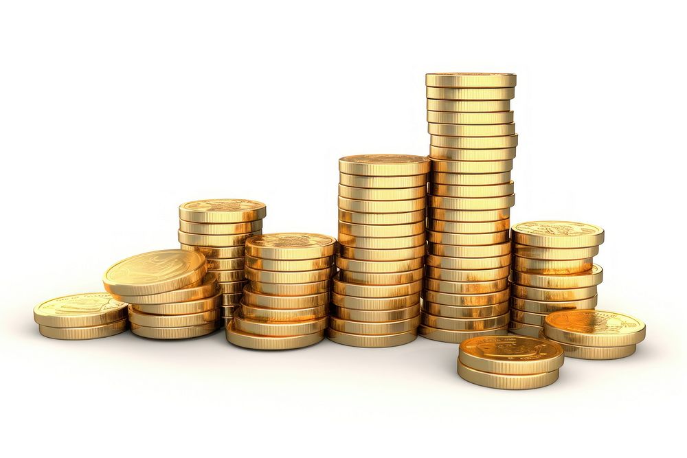 Backgrounds money gold coin. AI generated Image by rawpixel.