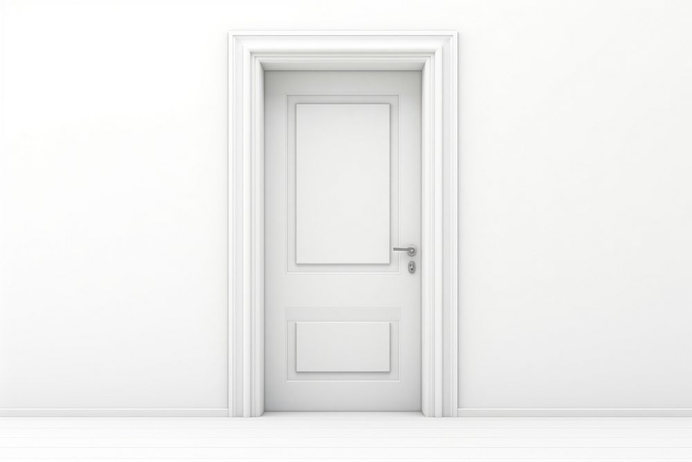 Door white white background architecture.