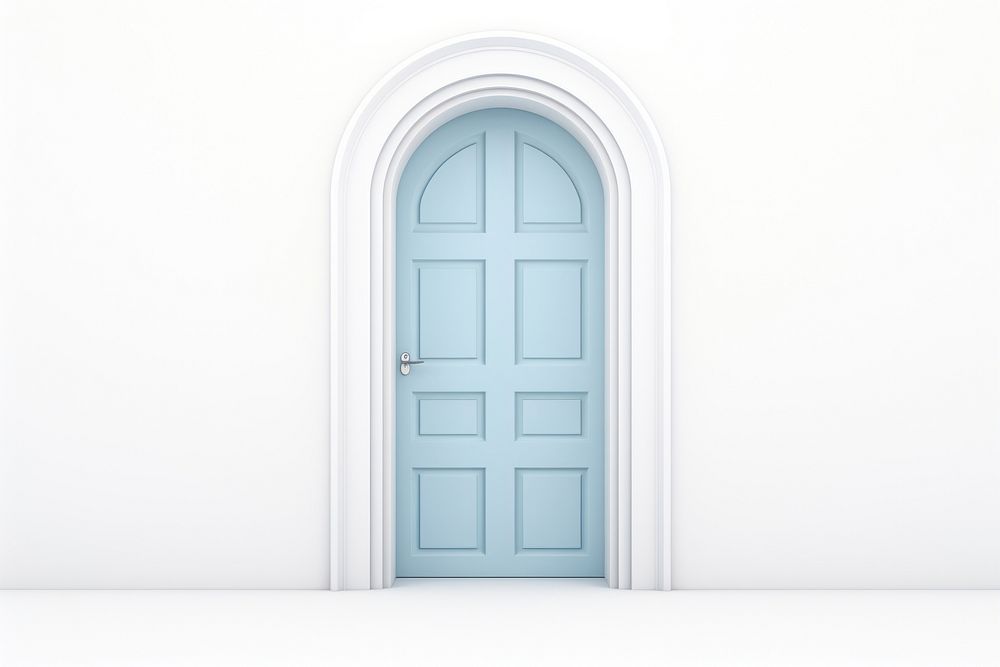 Door architecture white background protection. AI generated Image by rawpixel.