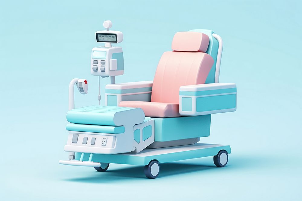 Furniture hospital medical clinic. AI generated Image by rawpixel.