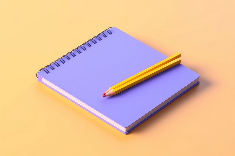 Document pencil diary book. AI generated Image by rawpixel.