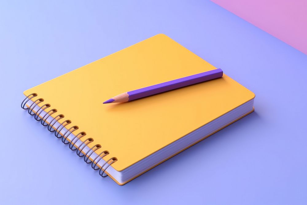 Pencil diary page book. AI generated Image by rawpixel.