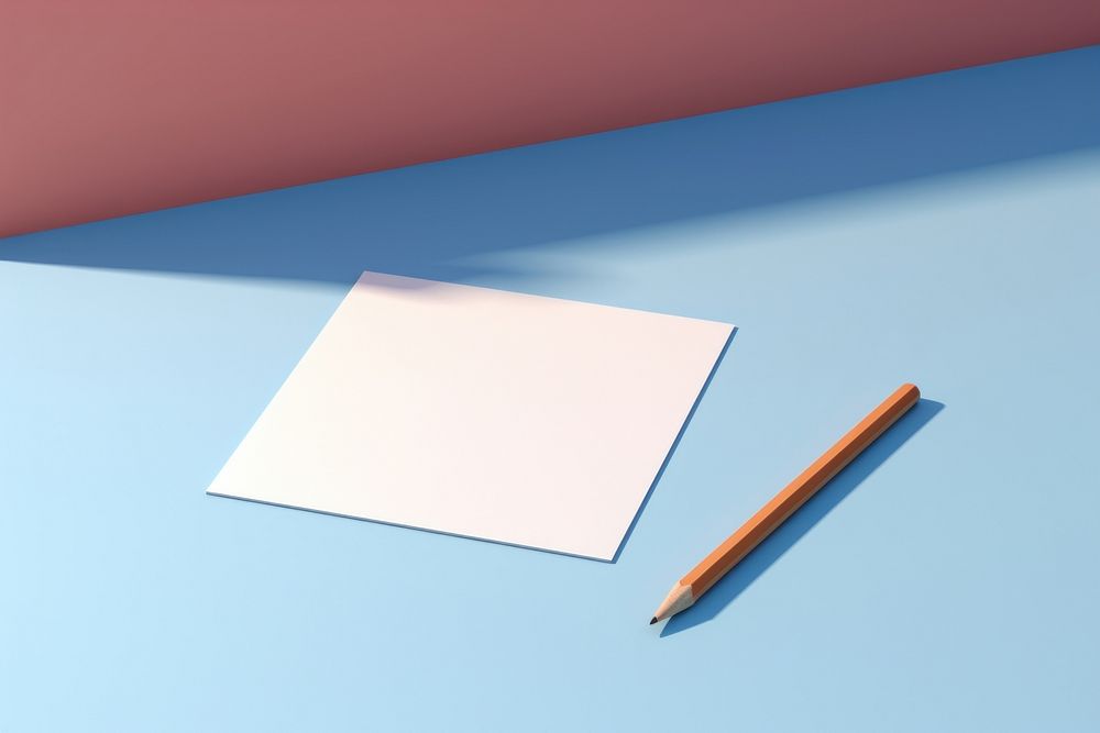 Pencil paper document absence. AI generated Image by rawpixel.