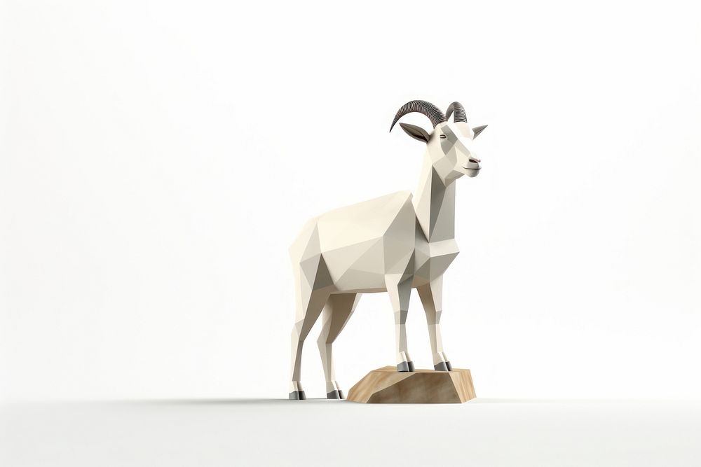 Wildlife animal mammal goat. AI generated Image by rawpixel.