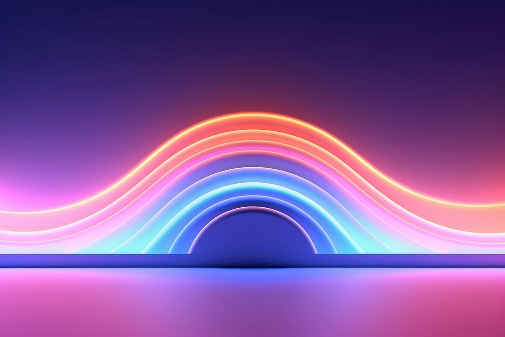 Light neon abstract purple. AI generated Image by rawpixel.