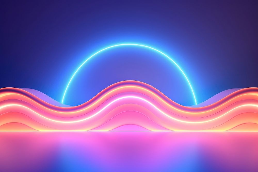 Light neon abstract purple. AI generated Image by rawpixel.