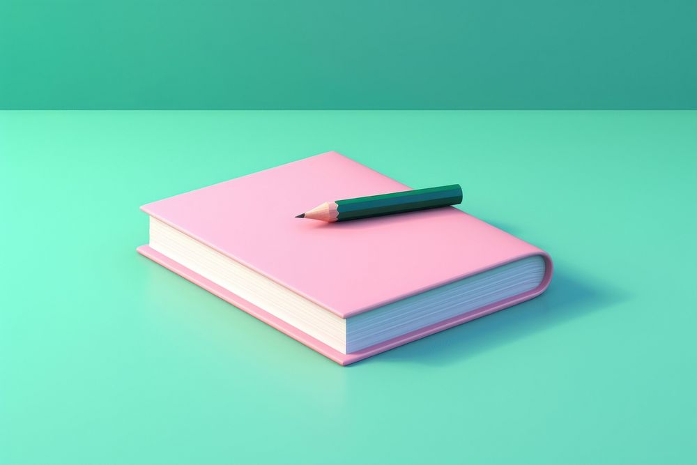 Book publication pencil green. AI generated Image by rawpixel.