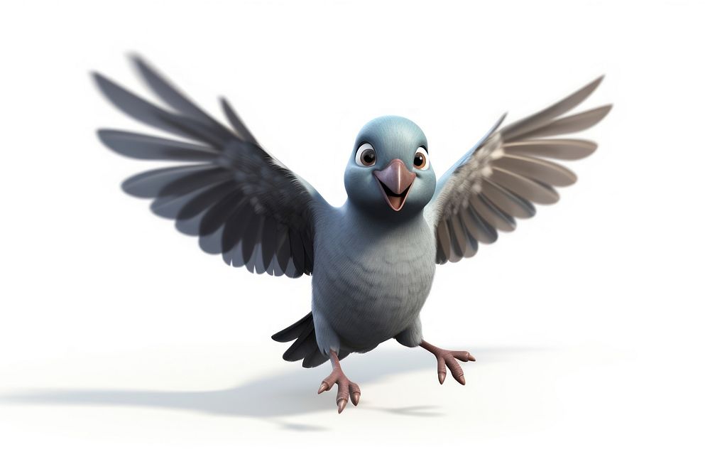 Pigeon animal bird beak. AI generated Image by rawpixel.
