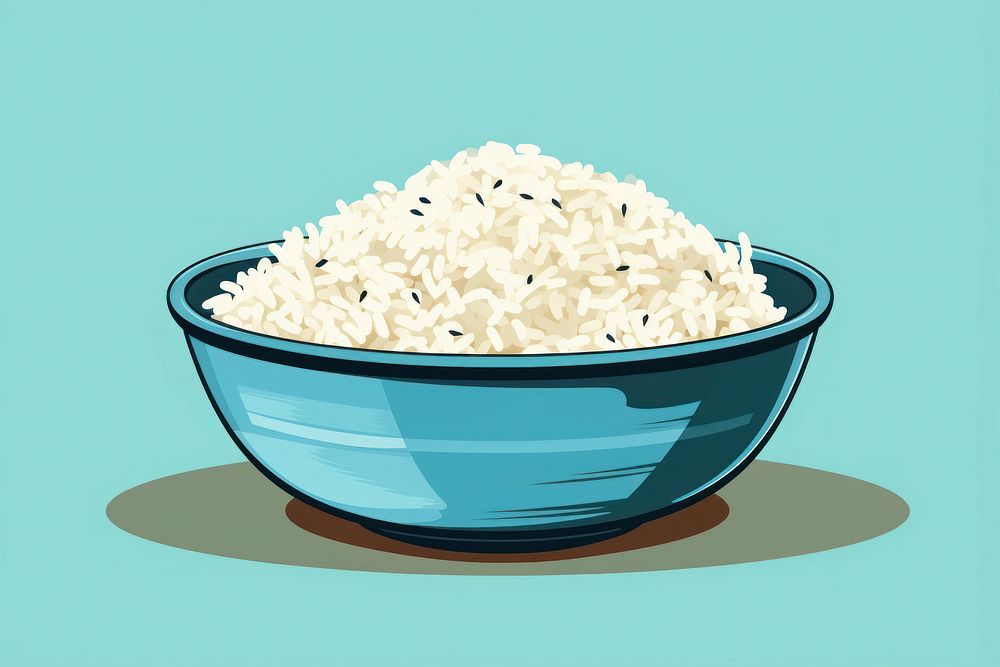 Rice bowl food freshness. AI generated Image by rawpixel.