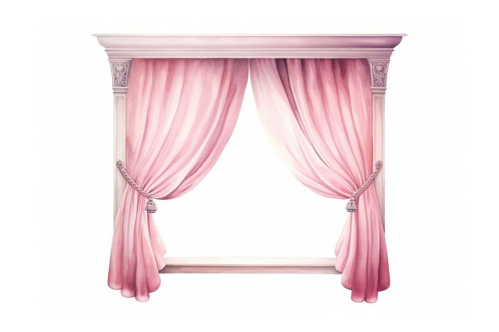 Curtain furniture window architecture. AI generated Image by rawpixel.