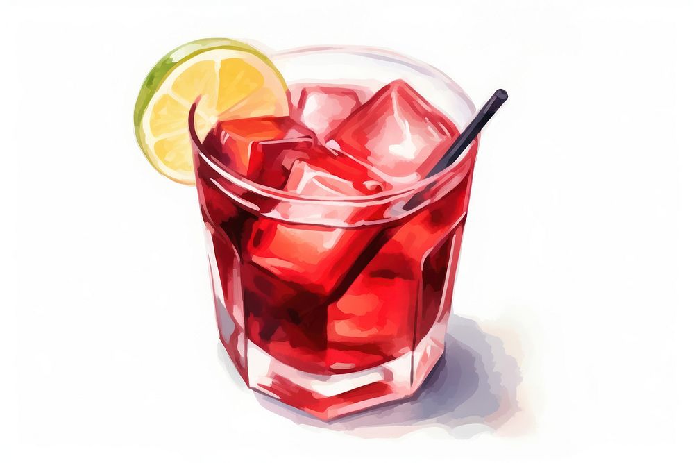 Cocktail drink fruit food. AI generated Image by rawpixel.