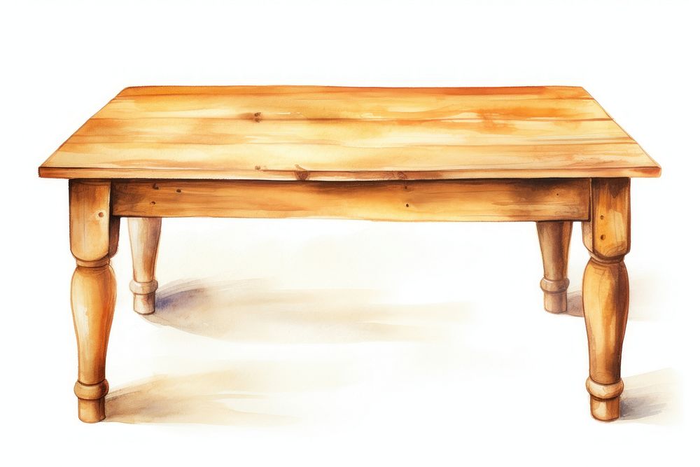 Table wood furniture architecture. AI generated Image by rawpixel.