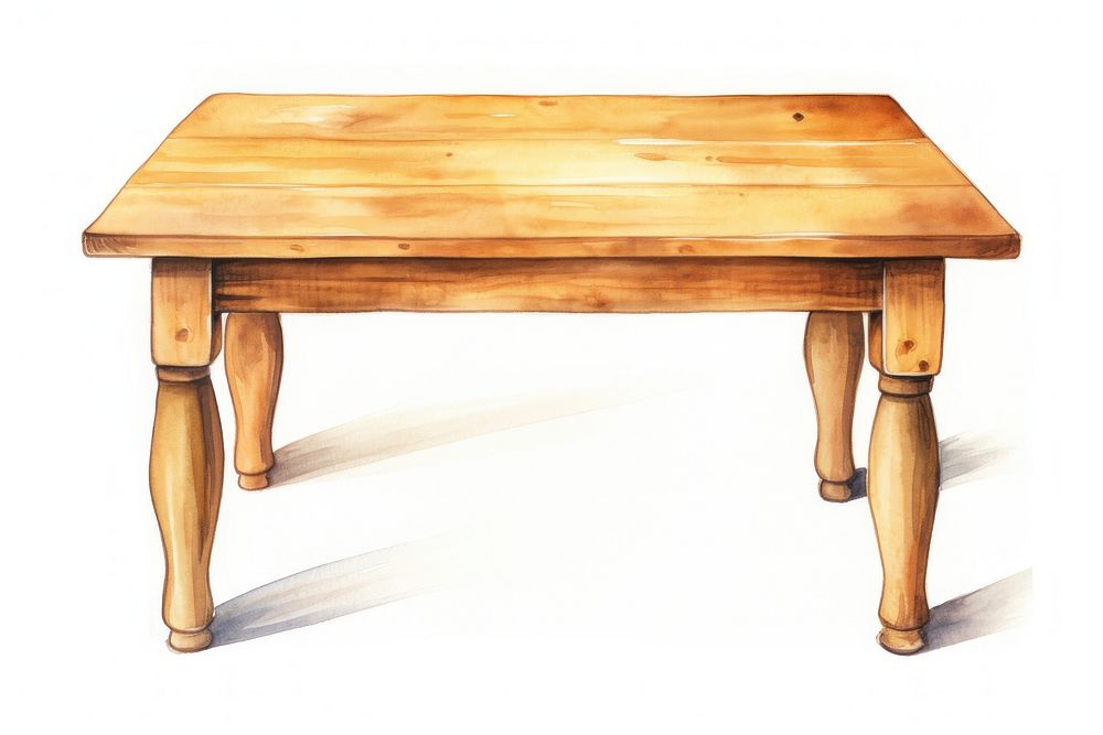 Table wood furniture bench. 