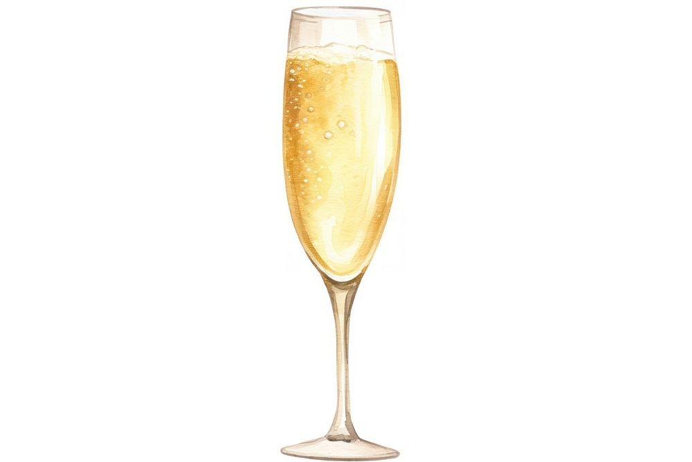 Champagne cocktail glass drink. AI generated Image by rawpixel.