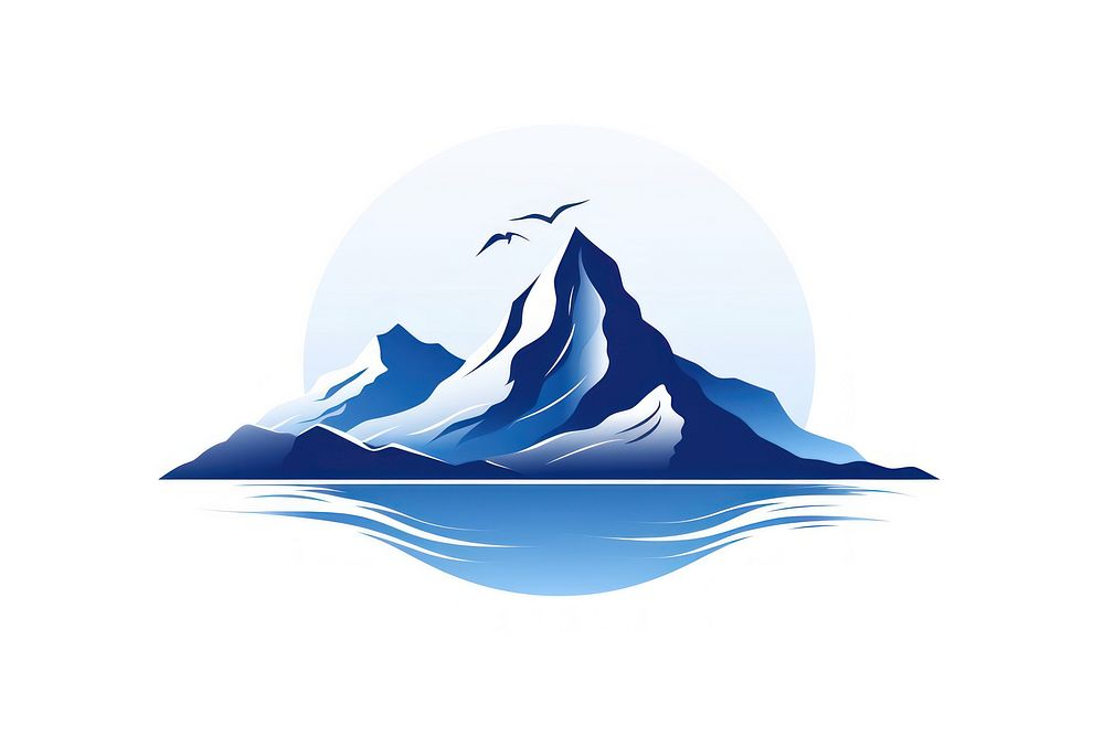 Mountain outdoors iceberg nature. AI generated Image by rawpixel.