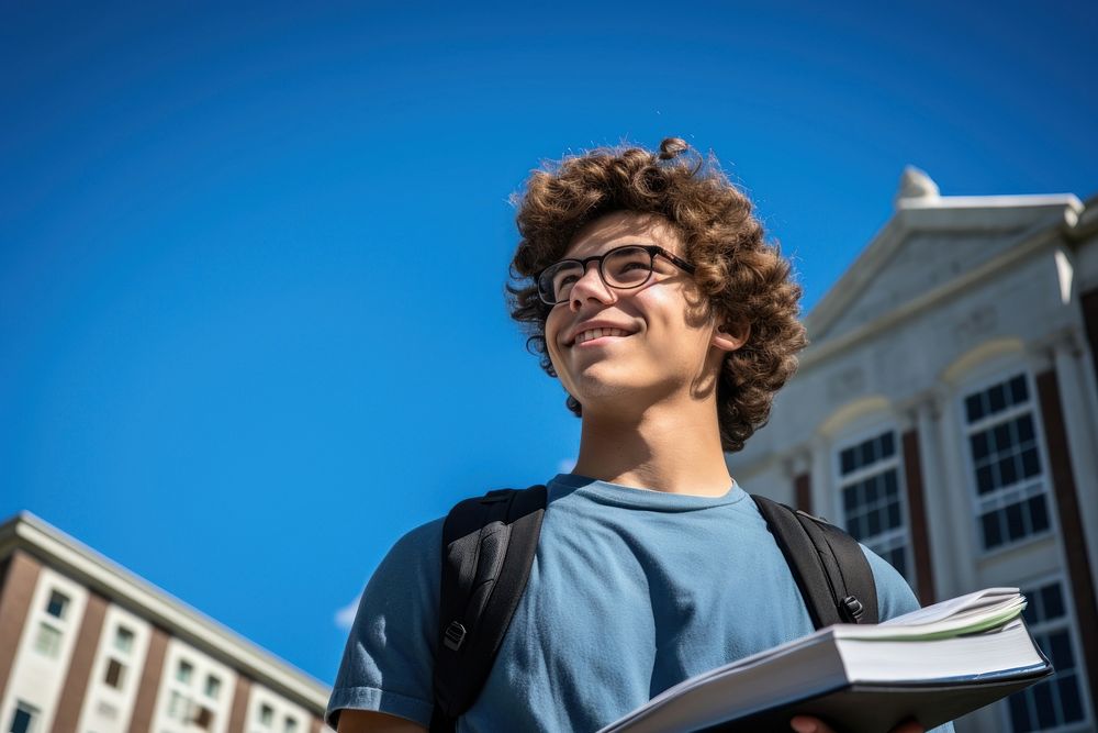 Book publication glasses student. 