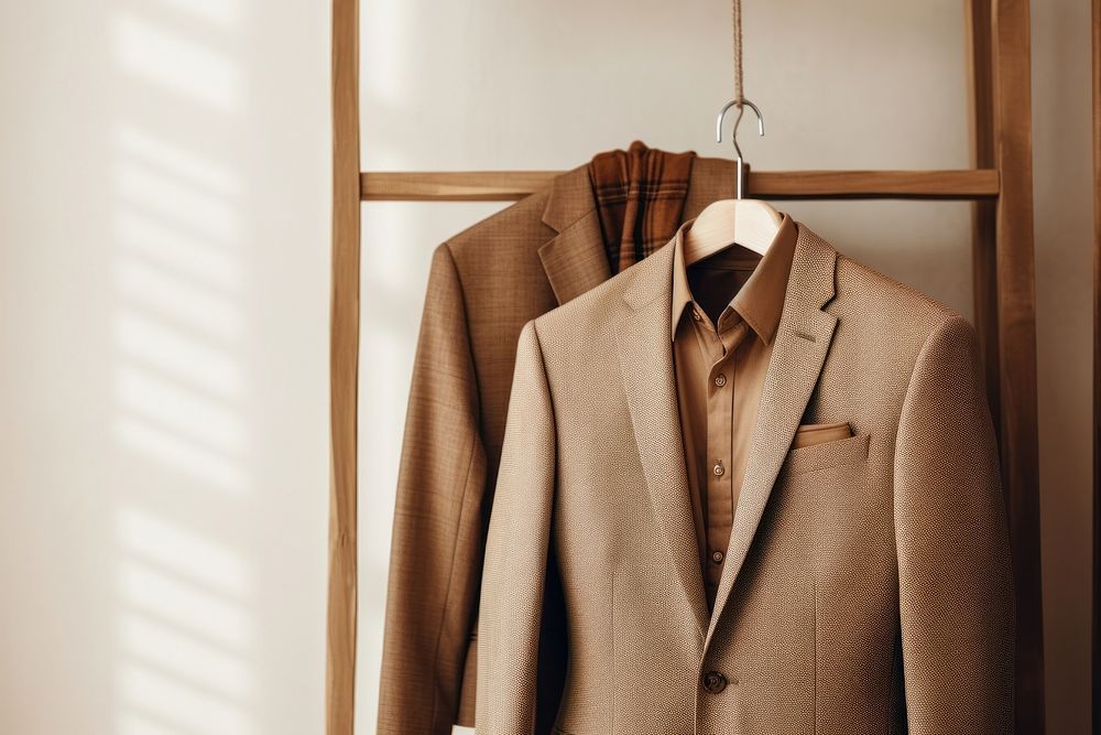 Blazer rack coat suit. AI | Free Photo - rawpixel